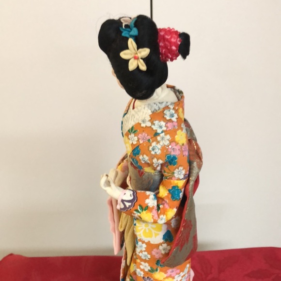 VINTAGE 16”JAPANESE GEISHA DOLL WITH MUSIC - Picture 11 of 16